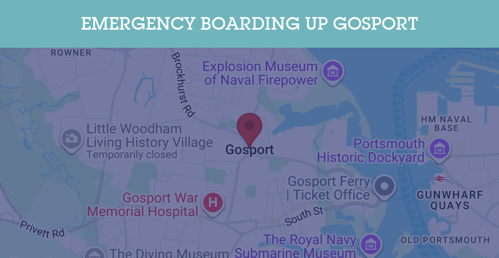 Emergency Boarding Up Services in Gosport - PO12